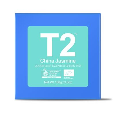 Organic China Jasmine Loose Leaf Gift Cube