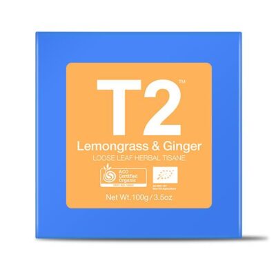 Organic Lemongrass and Ginger Loose Leaf Gift Cube