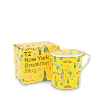 Iconic New York Breakfast Mug with Infuser