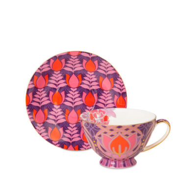 The Opulence Express Cup & Saucer Violet