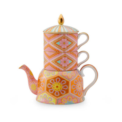 Yes Way Crochet Tea For Two Pink