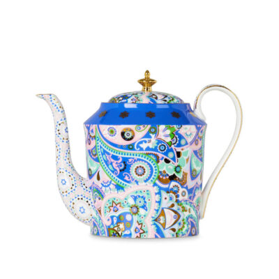 Magic Carpet Remix Teapot Tall Blue