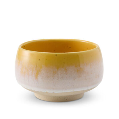 Glazed & Amazed Small Matcha Bowl Yellow
