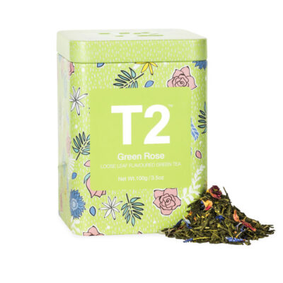 Green Rose Loose Leaf Icon Tin 100g