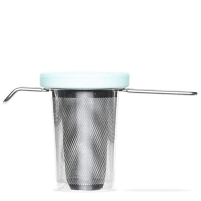 Basket Infuser With Silicone Lid Aqua