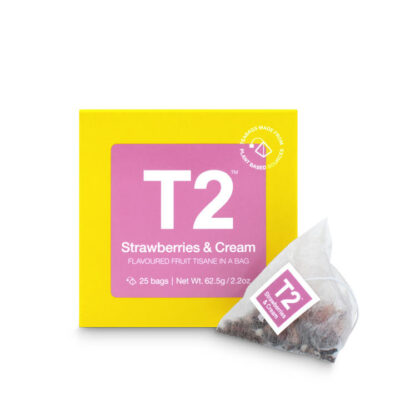 Strawberries & Cream Tea Bag Cube 25 pack