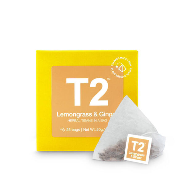 Lemongrass and Ginger Tea Bag Cube 25 pack