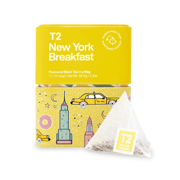 New York Breakfast Tea Bag Icon Tin 25 pack