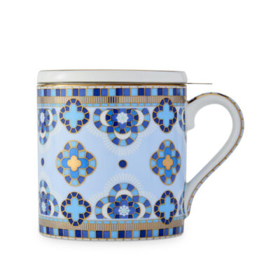 Boxed Palazzo Mug With Infuser Sky