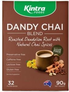 Kintra Foods Roasted Dandelion Chai 32Tea Bags