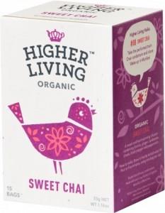 Higher Living Organic Sweet Chai G/F 15Tea Bags