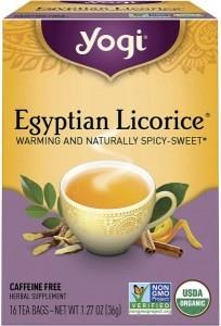 Yogi Tea Herbal Tea Bags Egyptian Licorice 16pk