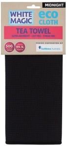 White Magic Eco Cloth Tea Towel Single Midnight