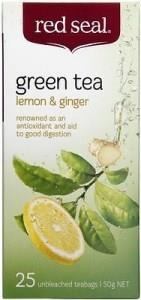 Red Seal Tea Lemon & Ginger Green x 25 Tea Bags