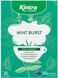 Kintra Foods Mint Burst Tea 25Tea Bags